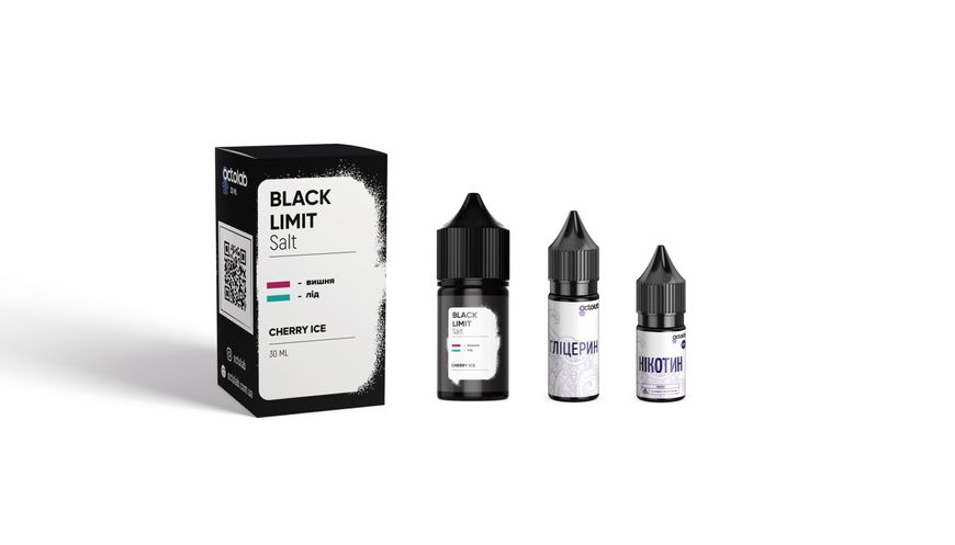 Набір для самозамісу Black Limit 30ml 50mg зі смаком вишні з льодом 572453 фото