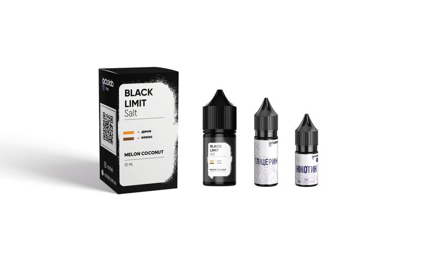 Набір для самозамісу Black Limit 30ml 50mg зі смаком дині та кокосу 572456 фото