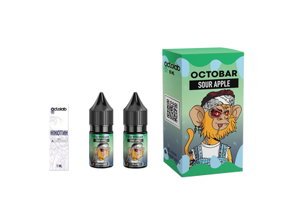 Набір для самозамісу Octobar NFT 10ml 50mg зі смаком кислого яблука 825955 фото