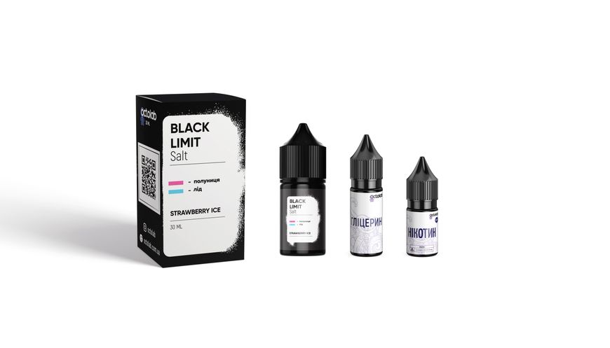 Набір для самозамісу Black Limit 30ml 50mg зі смаком полуниці з льодом 572460 фото