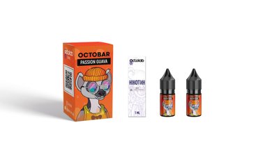 Набір для самозамісу Octobar NFT 10ml 50mg зі смаком маракуї та гуави 825948 фото